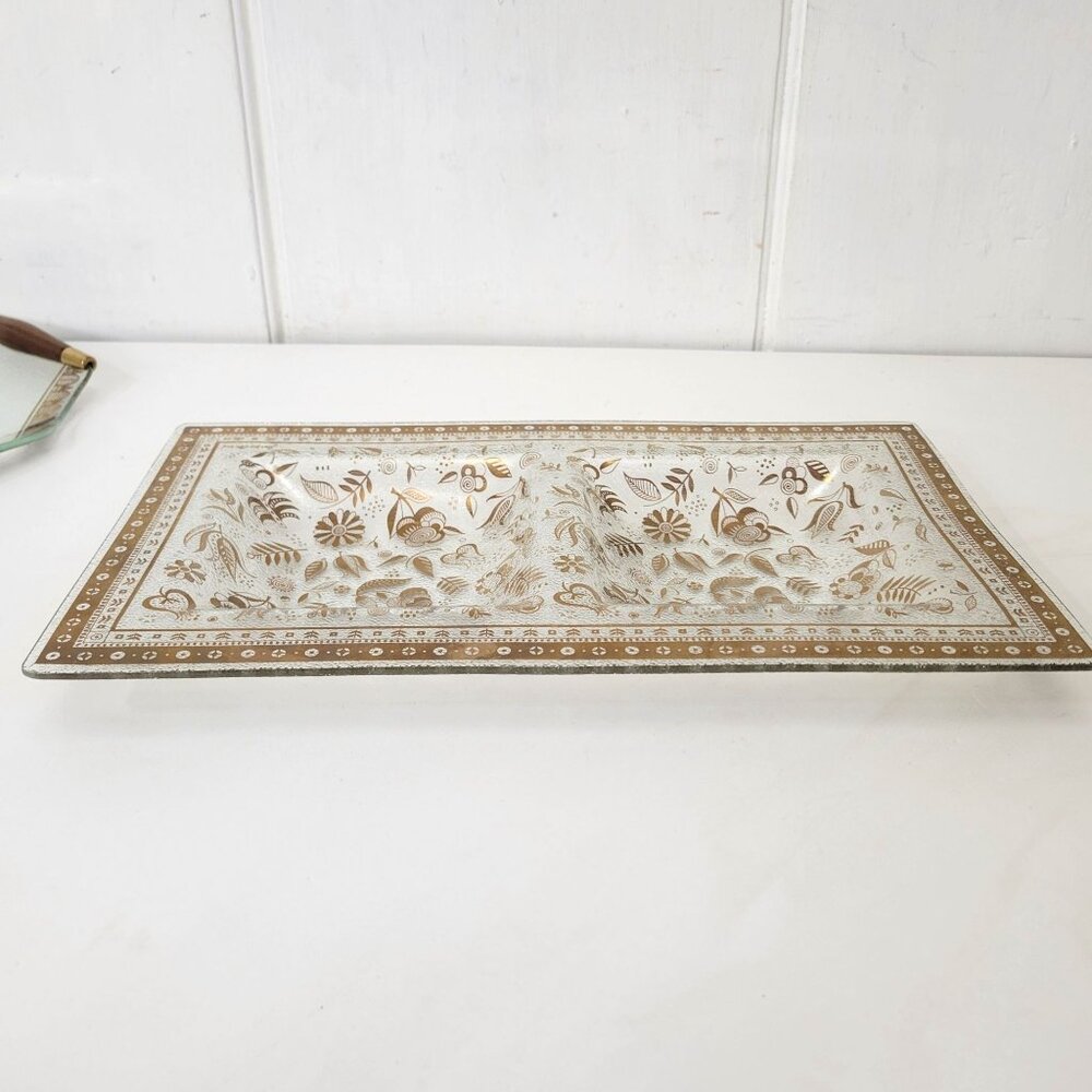 Georges Briard MCM Glass Serving Trays - Picture 5 of 8